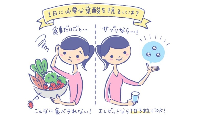 1日に必要な葉酸を摂るには?